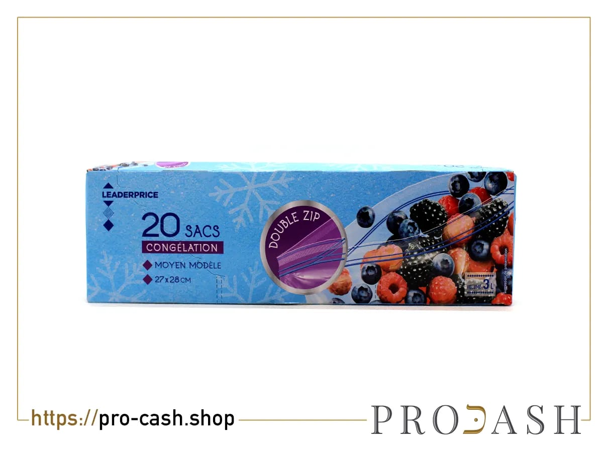 Sacs de congélation — lot de 20