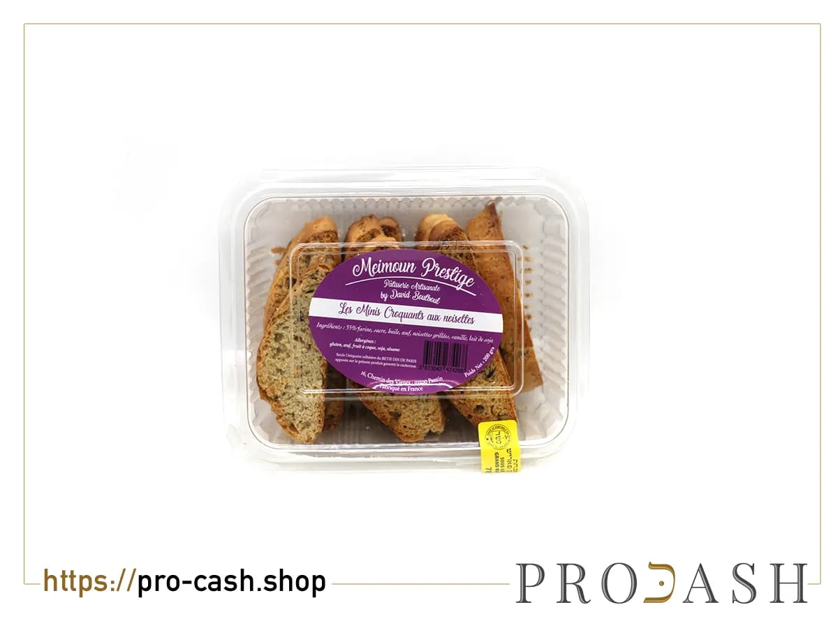 Mini-croquants aux noisettes Meimoun