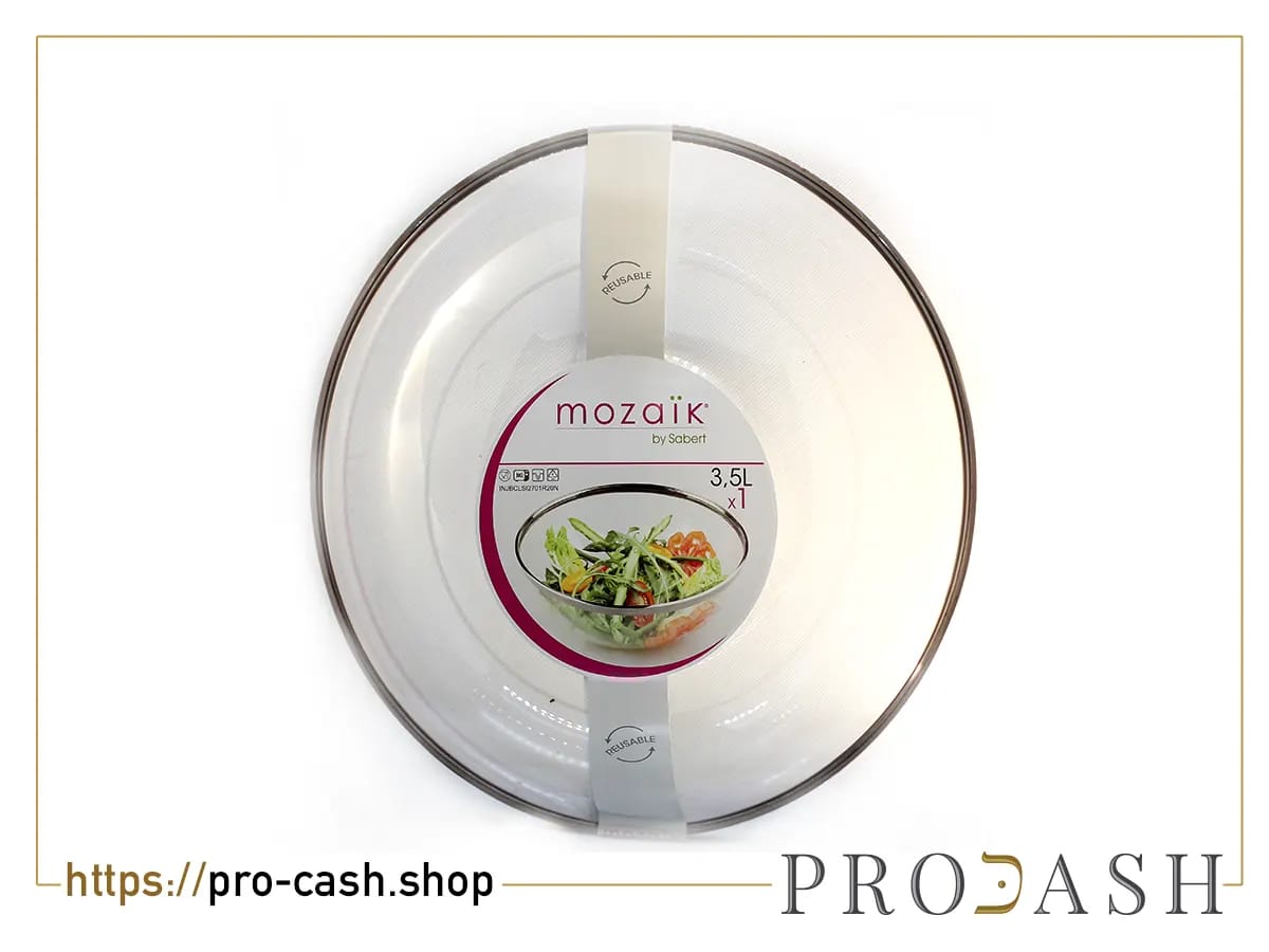 Saladier transparent Mozaïk